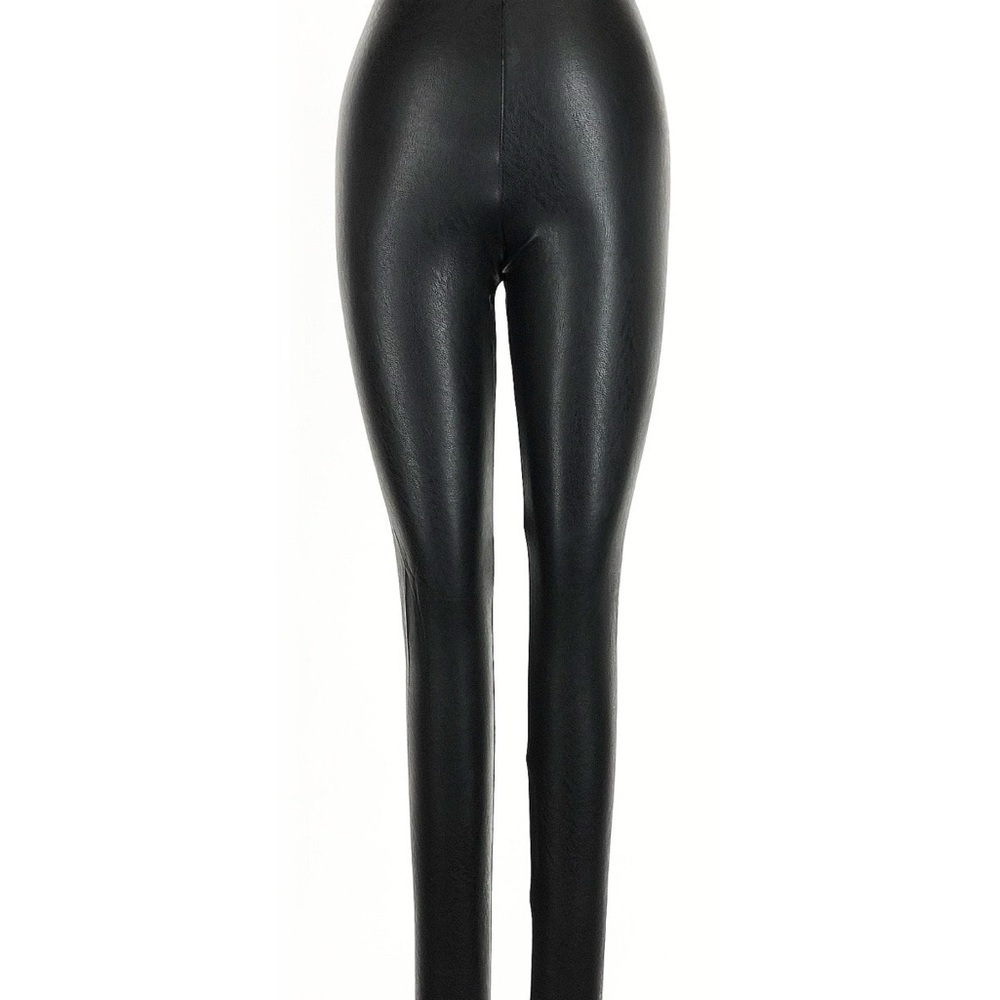 SPANX Black Women's Commando Faux Leather Pants Size Small